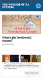 Mobile Screenshot of presidentialsystem.org